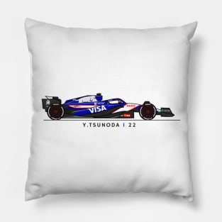 F1  Yuki Tsunoda VCARB Fan shirt Pillow