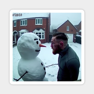 Conor Mcgregor vs Snowman 9/9 Magnet