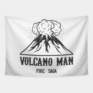 Volcano Man Tapestry