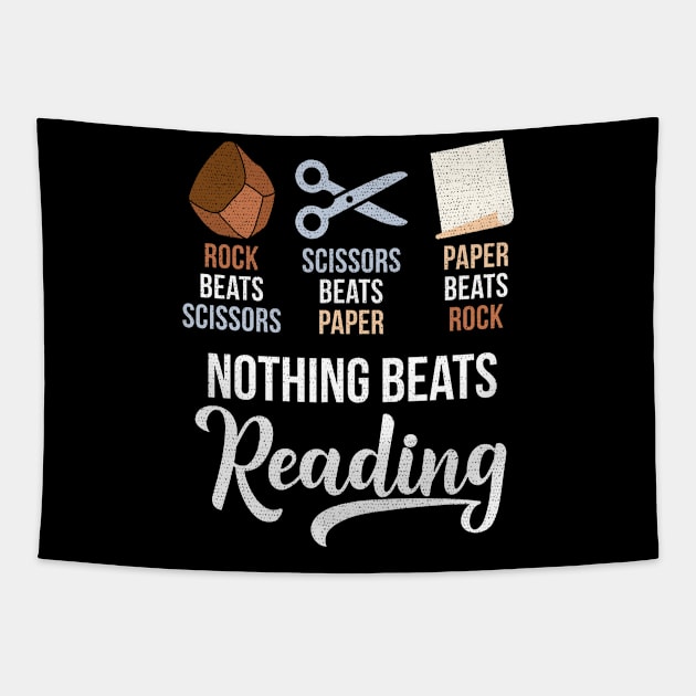 Nothing Beats Reading Book Tapestry by sinhocreative