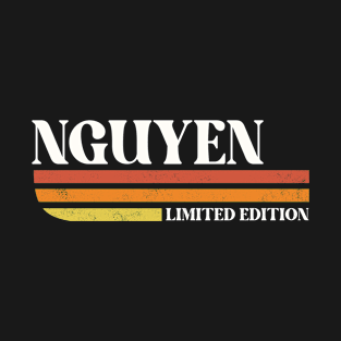 NGUYEN Customized Last Name Gifts Family T-Shirt