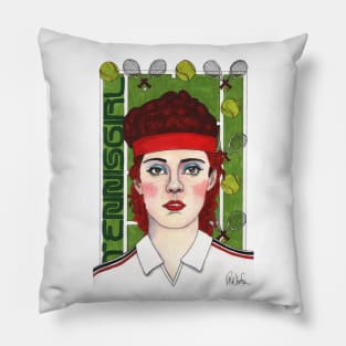 Tennis Girl Pillow