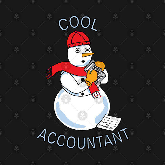 Discover Cool Accountant Snowman - Accountant - T-Shirt