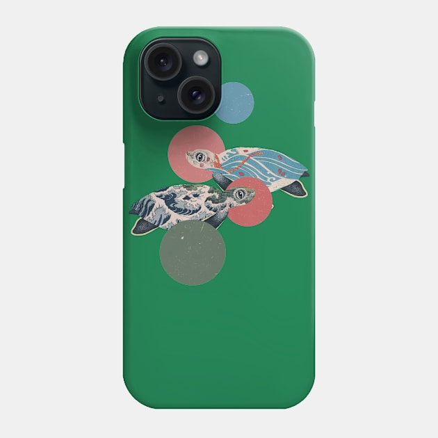 Turtle Polka Phone Case by paulabelleflores