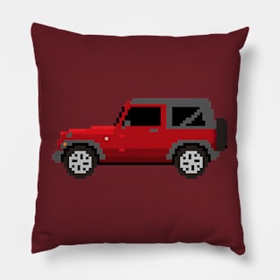 Jeep Wrangler Pixelart Pillow