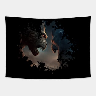 Godzilla vs Kong Tapestry