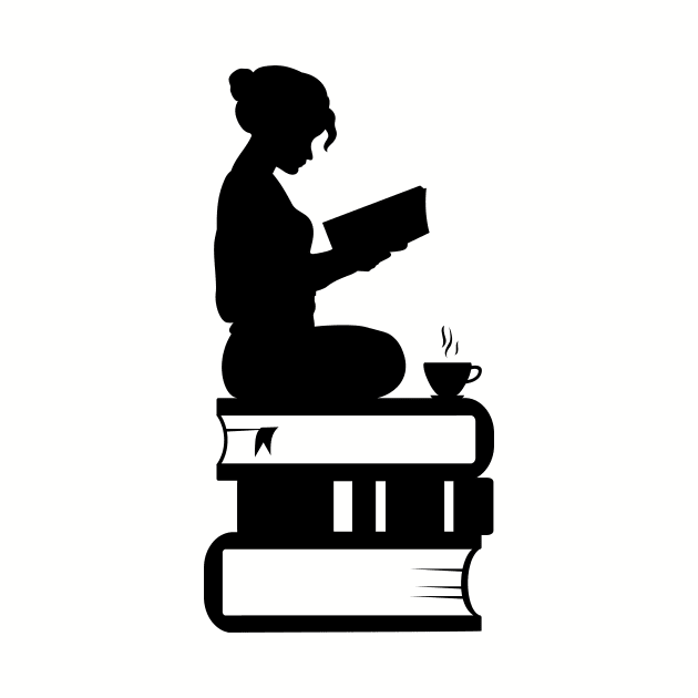 girl on books by Mstudio