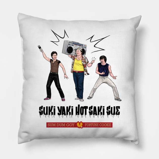 Suki Yaki Hot Saki Sue Pillow by PreservedDragons