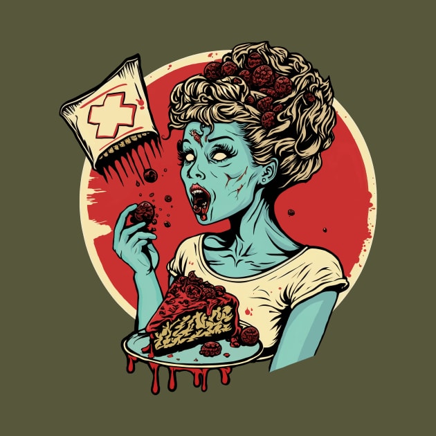 Zombie pin up lady by Dizzle