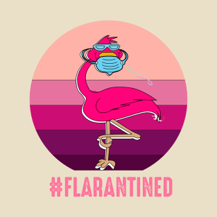 flarantined flamingo quarantined 2020 flamingo lovers gift T-Shirt