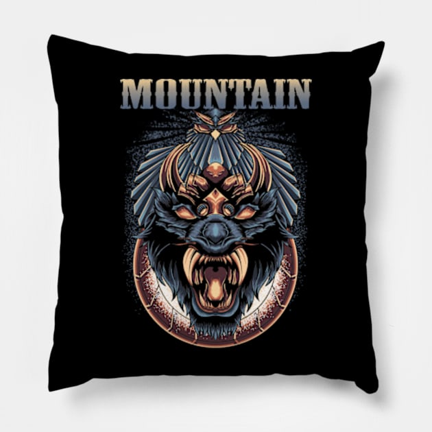 MOUNTAIN BAND Pillow by citrus_sizzle