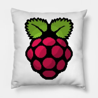 Raspberry Pi Pixel Logo Pillow