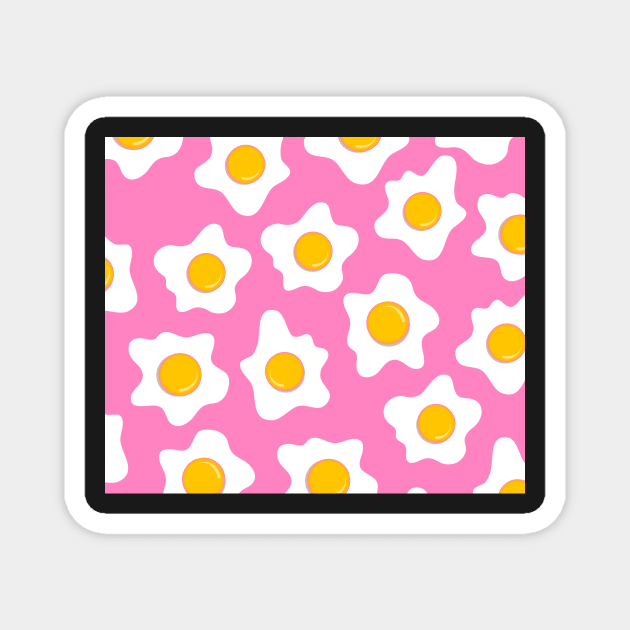 Egg Lover pattern Magnet by timegraf