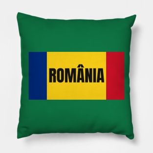 Romanian Flag Colors Pillow