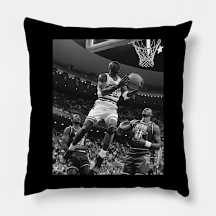 BASKETBALLART -JORDAN BLACK WHITE 2 Pillow