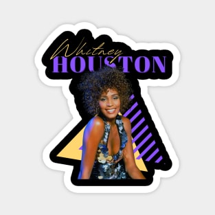Whitney houston\\\70s retro fan art Magnet
