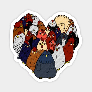 Chicken Love Magnet