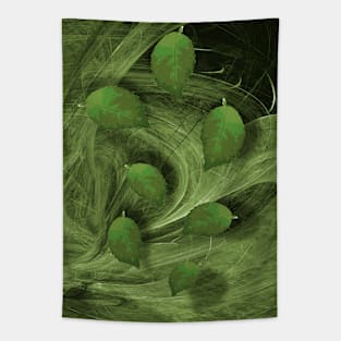 Leaves blowing in the wind Tapestry