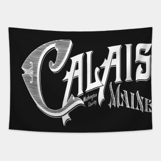 Vintage Calais, ME Tapestry