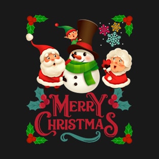 A Funny and Cute T-shirt Design for Merry Christmas and Happy New Year T-Shirt