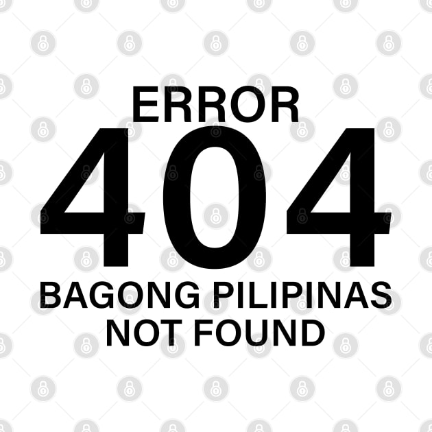 error 404 bagong pilipinas not found by mdr design