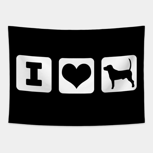 I Love Dogs Tapestry by LunaMay