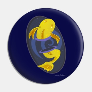 Cosmic Fish logo Pin