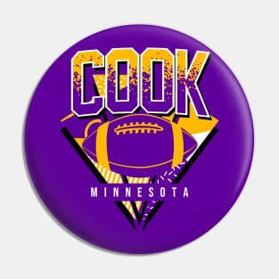 Cook Retro Minnesota Football Pin