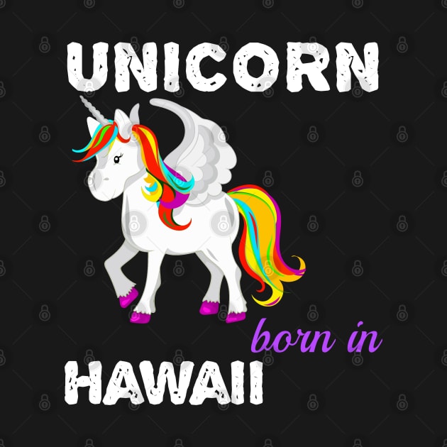 Unicorn Born In Hawaii by GreenCowLand