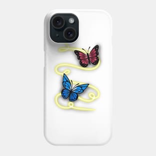 Butterfly glow Phone Case