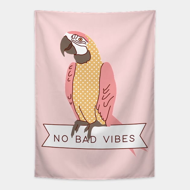 No bad vibes Tapestry by Wlaurence