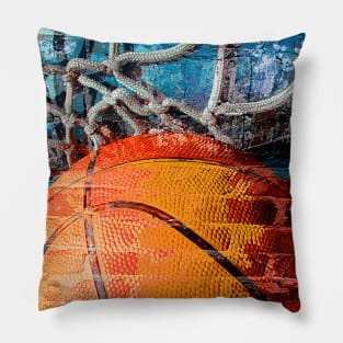 Takumipark basketball art swoosh vs 14 - Basketball artwork Pillow