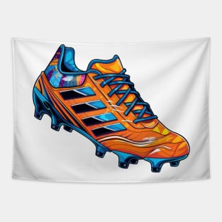 90s Retro Soccer Shoes Tapestry