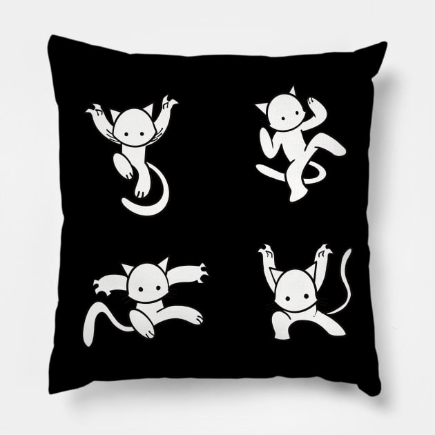 Adventure Cats Pillow by Narwhal-Scribbles