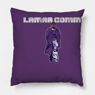 Lamar Comin' Pillow