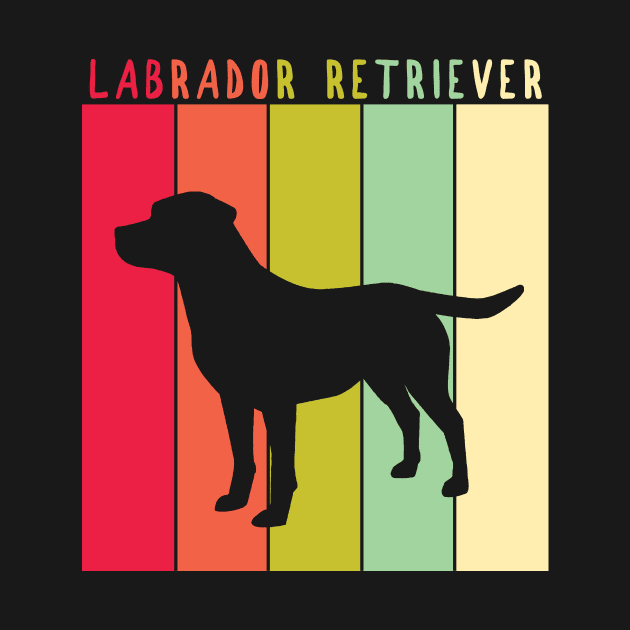 Retro Vintage Labrador by JKA