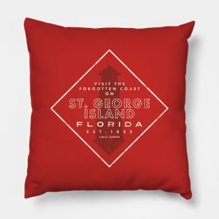 St George Island Florida - Lighthouse Pillow