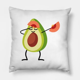 Cute Shirt, Dabbing Avocado Chinese Dance, Gift and Décor Idea Pillow