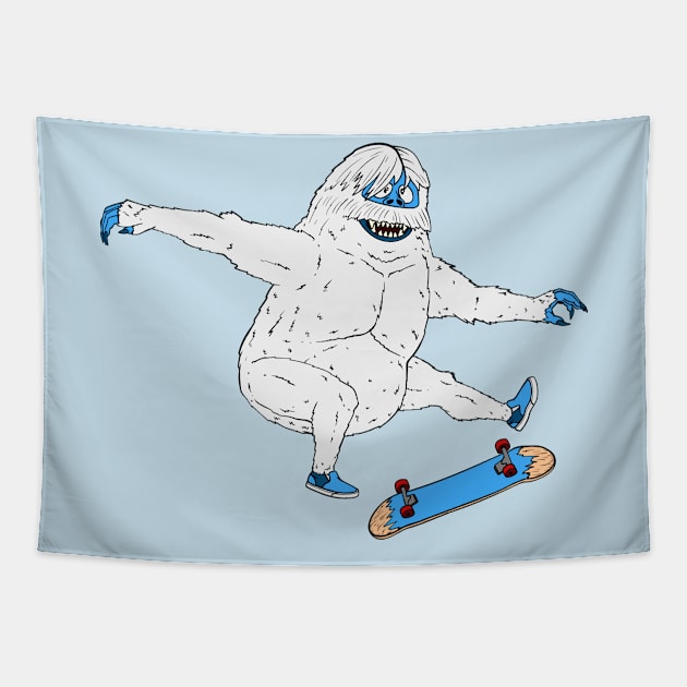 Bumble the Abdominal Skater Tapestry by CalebLindenDesign