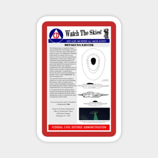 Civil Defense Poster - This Island Earth Magnet