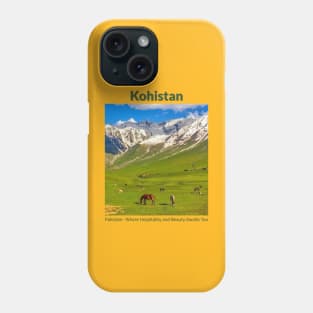 Khoistan in Pakistan where hospitality and beauty awaits you Pakistani culture , Pakistan tourism Phone Case