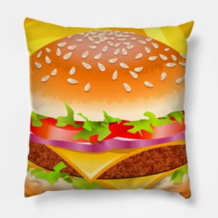 Burguer Fan Pillow