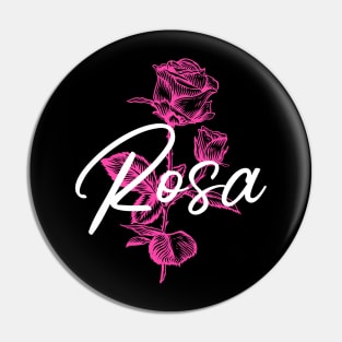 Pink rose Pin