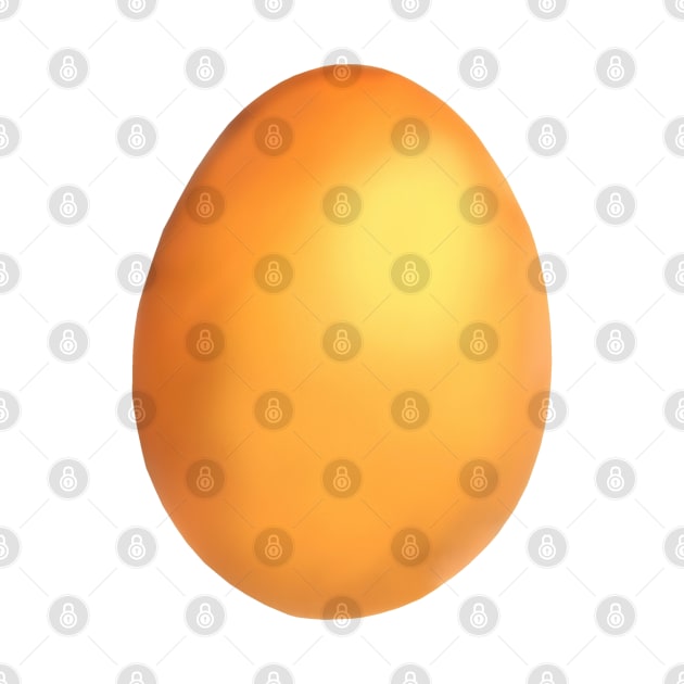 Single brown chicken egg. by EvgeniiV