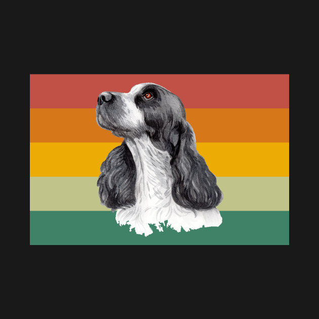 Discover Vintage Animal Retro Springer Spaniel 04 - Springer Spaniel - T-Shirt