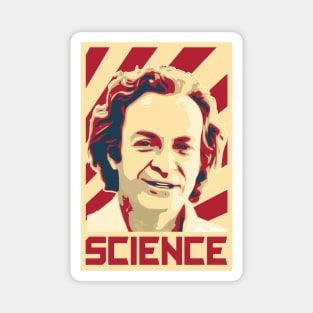 Richard Feynman Retro Science Magnet