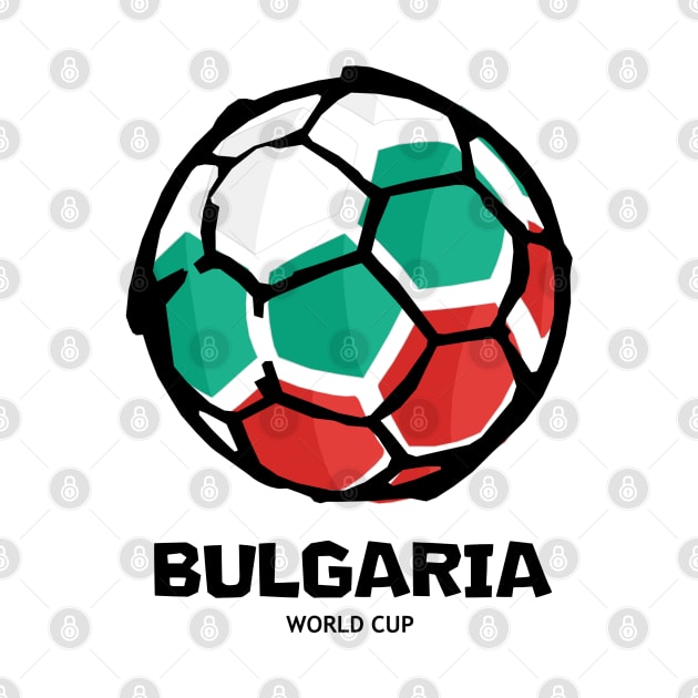 Bulgaria Football Country Flag by KewaleeTee