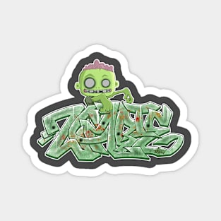 Zombie Graffiti Magnet