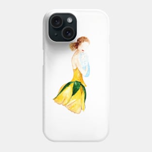 Yellow rose Phone Case