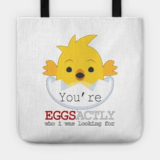 Eggsactly who I'm looking for Tote